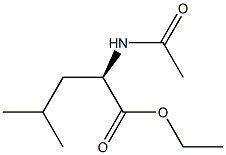 (2R)-2-(Acetylamino)-4-methylvaleric acid ethyl ester Structure