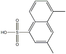 3,5-Dimethyl-1-naphthalenesulfonic acid 구조식 이미지