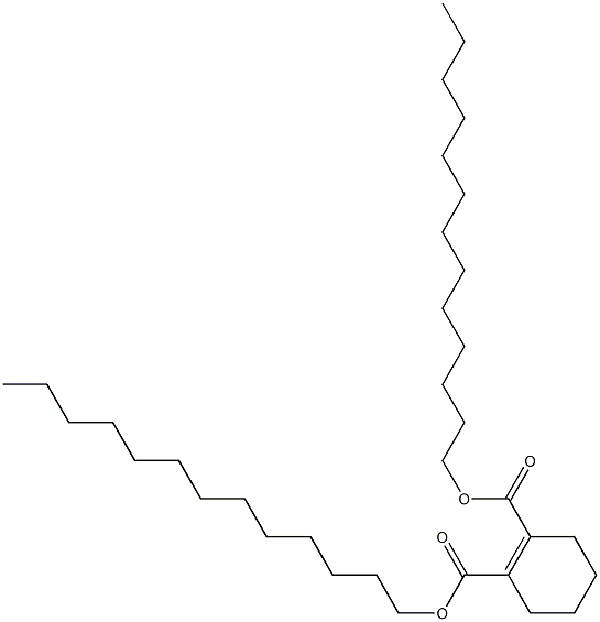 1-Cyclohexene-1,2-dicarboxylic acid ditridecyl ester 구조식 이미지