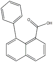 8-(Phenyl)-1-naphthoic acid 구조식 이미지