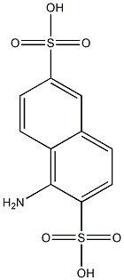 1-Amino-2,6-naphthalenedisulfonic acid Structure