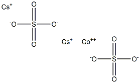 Cesium cobalt(II) sulfate 구조식 이미지
