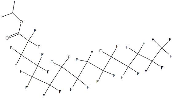 Nonacosafluoropentadecanoic acid isopropyl ester 구조식 이미지