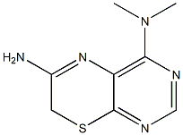 4-(Dimethylamino)-7H-pyrimido[4,5-b][1,4]thiazin-6-amine Structure