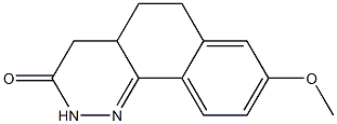 8-Methoxy-4,4a,5,6-tetrahydrobenzo[h]cinnoline-3(2H)-one Structure