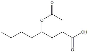 4-Acetoxyoctanoic acid Structure