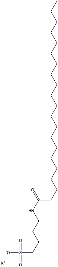 4-[(1-Oxohenicosyl)amino]-1-butanesulfonic acid potassium salt 구조식 이미지