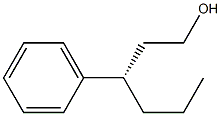 [S,(+)]-3-Phenyl-1-hexanol Structure