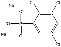 2,3,5-Trichlorophenylphosphonic acid disodium salt Structure