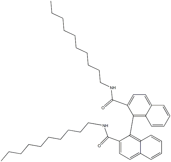 N,N'-Didecyl[1,1'-binaphthalene]-2,2'-dicarboxamide Structure