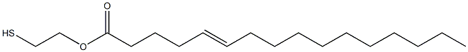5-Hexadecenoic acid 2-mercaptoethyl ester 구조식 이미지