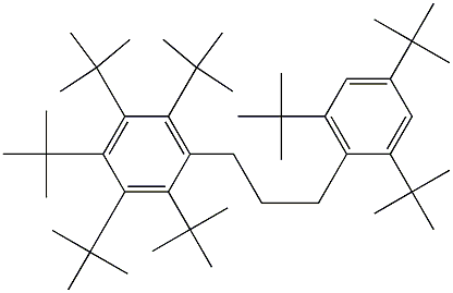 1-(Penta-tert-butylphenyl)-3-(2,4,6-tri-tert-butylphenyl)propane 구조식 이미지