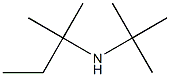 tert-Butyl(1,1-dimethylpropyl)amine Structure