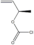 (-)-Chloroformic acid (R)-1-methylallyl ester 구조식 이미지