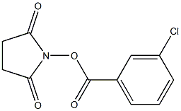 3-Chlorobenzoic acid succinimidyl ester Structure