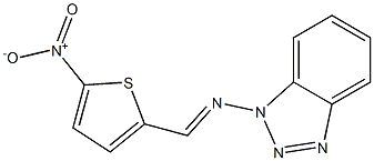 2-[(1H-Benzotriazol-1-yl)iminomethyl]-5-nitrothiophene Structure