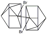 9,9'-Dibromo-9,9'-bipentacyclo[4.3.0.02,5.03,8.04,7]nonane Structure