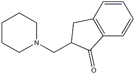 2-Piperidinomethyl-1-indanone 구조식 이미지