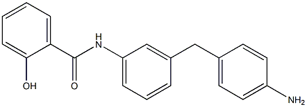 N-[3-(4-Aminobenzyl)phenyl]-2-hydroxybenzamide Structure