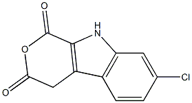 7-Chloropyrano[3,4-b]indole-1,3(4H,9H)-dione 구조식 이미지