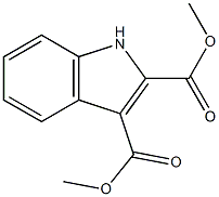 1H-Indole-2,3-dicarboxylic acid dimethyl ester Structure