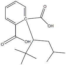 (-)-Phthalic acid hydrogen 1-[(S)-1-tert-butyl-3-methylbutyl] ester 구조식 이미지