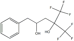 1,1,1-Trifluoro-2-(trifluoromethyl)-5-phenyl-2,4-pentanediol Structure