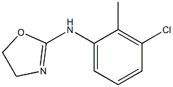 N-(3-Chloro-2-methylphenyl)-2-oxazolin-2-amine 구조식 이미지