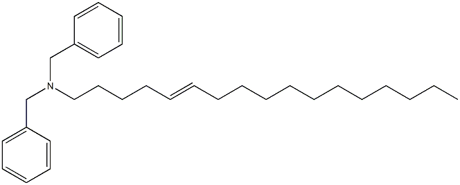 (5-Heptadecenyl)dibenzylamine Structure