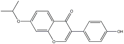 3-(4-Hydroxyphenyl)-7-isopropoxy-4H-1-benzopyran-4-one Structure