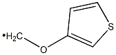 (Thiophen-3-yloxy)methyl radical 구조식 이미지