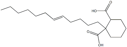 Cyclohexane-1,2-dicarboxylic acid hydrogen 1-(5-dodecenyl) ester 구조식 이미지