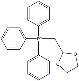 1,3-Dioxolane-2-ylmethyltriphenylphosphonium Structure