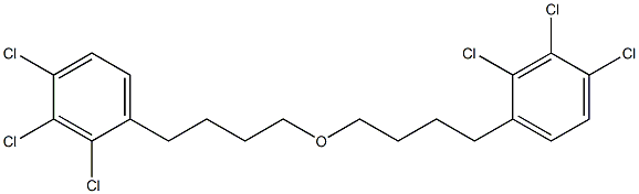 2,3,4-Trichlorophenylbutyl ether 구조식 이미지