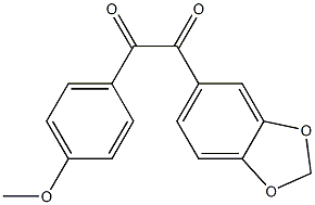 1-(4-Methoxyphenyl)-2-[3,4-(methylenedioxy)phenyl]ethane-1,2-dione Structure