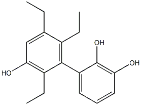 2',5',6'-Triethyl-1,1'-biphenyl-2,3,3'-triol Structure