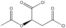 [R,(+)]-2-(Acetyloxy)succinic acid dichloride 구조식 이미지