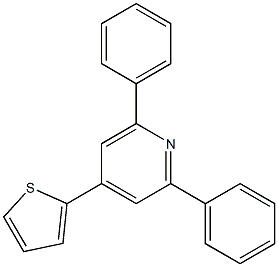 2,6-Diphenyl-4-(2-thienyl)pyridine 구조식 이미지