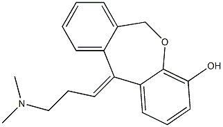 (E)-11-[3-(Dimethylamino)propylidene]-6,11-dihydrodibenz[b,e]oxepin-4-ol Structure
