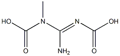 1-Methyl-1,2-dicarboxyguanidine Structure