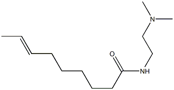 N-[2-(Dimethylamino)ethyl]-7-nonenamide 구조식 이미지