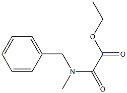 2-Oxo-2-[methyl(benzyl)amino]acetic acid ethyl ester 구조식 이미지