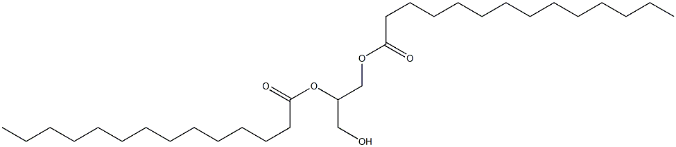 1-O,2-O-Ditetradecanoyl-L-glycerol 구조식 이미지