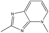 2,4-Dimethyl-4H-imidazo[4,5-b]pyridine 구조식 이미지