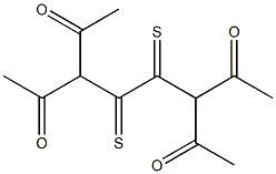 1,1,4,4-Tetraacetylbutane-2,3-dithione Structure