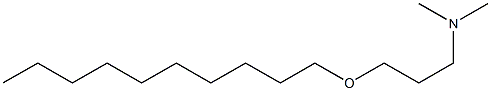 3-Decyloxy-N,N-dimethyl-1-propanamine Structure