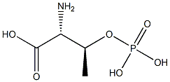 (2R,3S)-2-Amino-3-phosphonooxybutanoic acid Structure