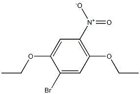 1-Bromo-2,5-diethoxy-4-nitrobenzene 구조식 이미지