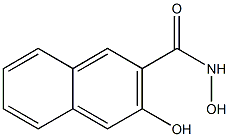 3-Hydroxynaphthalene-2-carbohydroxamic acid Structure