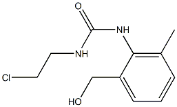 2-[3-(2-Chloroethyl)ureido]-3-methylbenzyl alcohol Structure